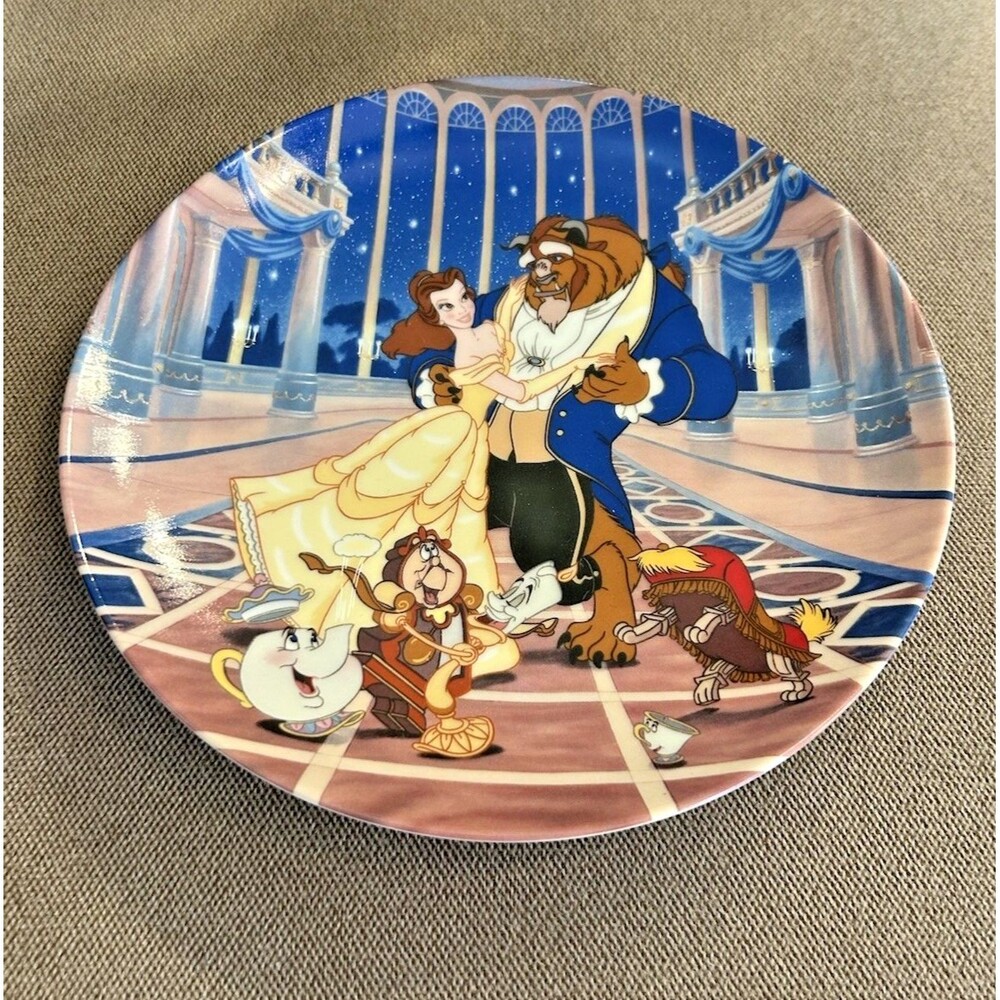 Knowles Disney Beauty and the Beast Limited Plate Edition "Love's First Dance"